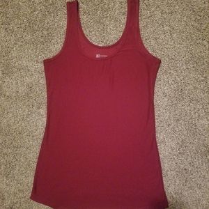 Burgundy Tank Top